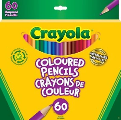 60-Pack Coloured Pencils