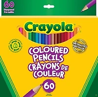 60-Pack Coloured Pencils
