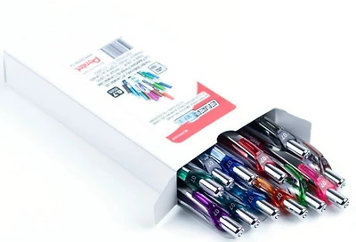 Set of Retractable Gel Roller Energel 12pcs