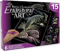 Set of Holographic Engraving Sea Animals 15pcs
