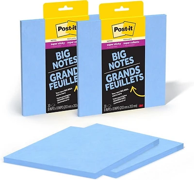 Post-it Big Notes Pastel Blue - 8x8