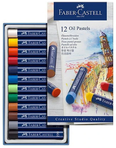 Set of 12 Oil Pastels Creative Studio