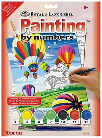 Paint by Numbers Hot Air Balloons