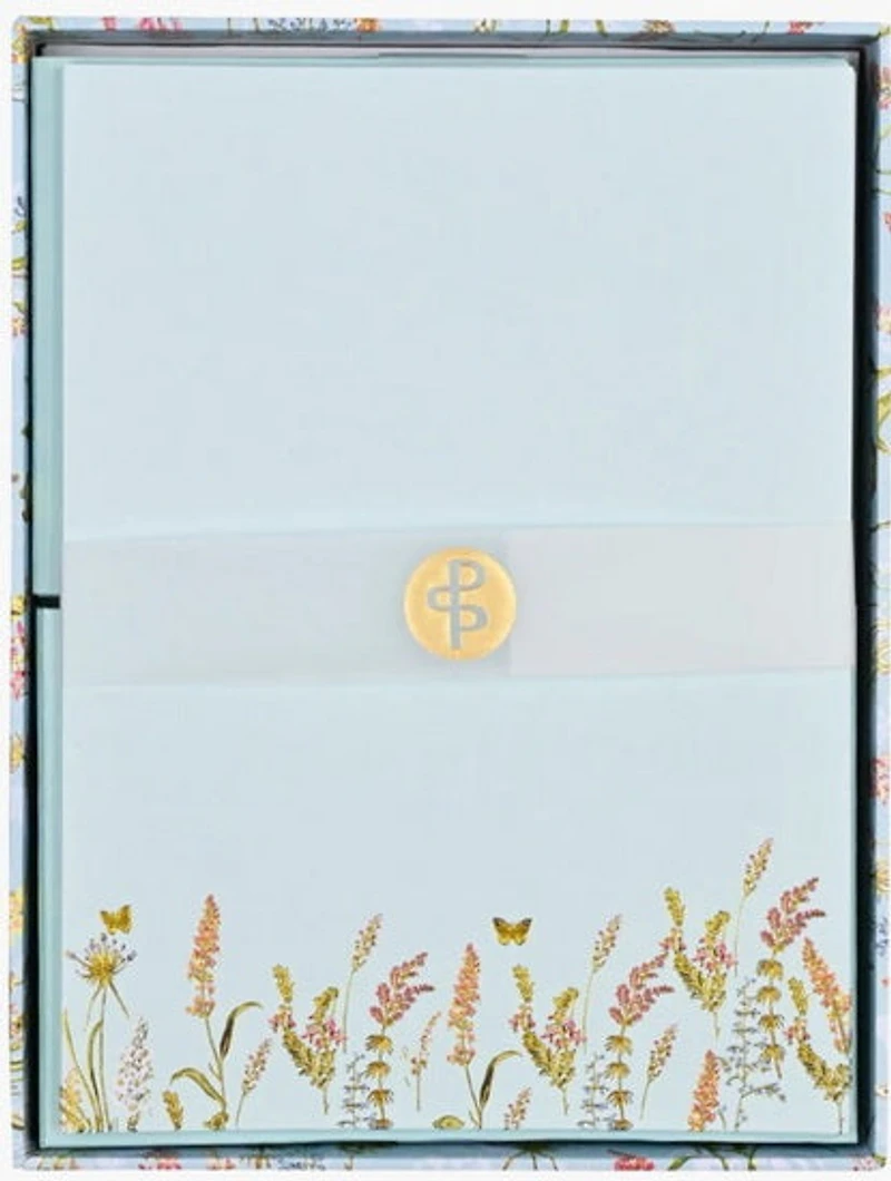 Blooms and Butterflies Boxed Stationery (30sheets / 24 envelopes