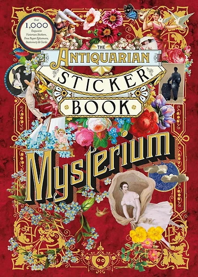 The Antiquarian Sticker Book: Mysterium: Over 1,000 Exquisite Victorian Stickers, Fine Paper Ephemera, Stationery & Cards