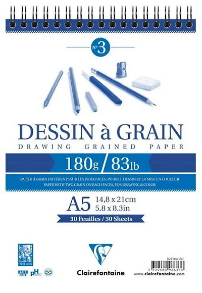 Drawing Paper Pad - 180g - 14.8x21cm - 30sh