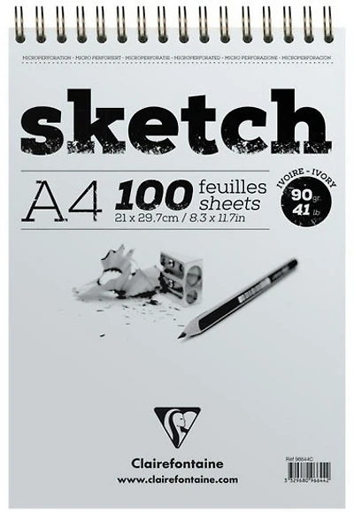 Sketchbook - Ivory - 90g - 21x29.7cm - 100sh