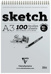 Sketchbook - Ivory - 90g - 29.7x42cm - 100sh