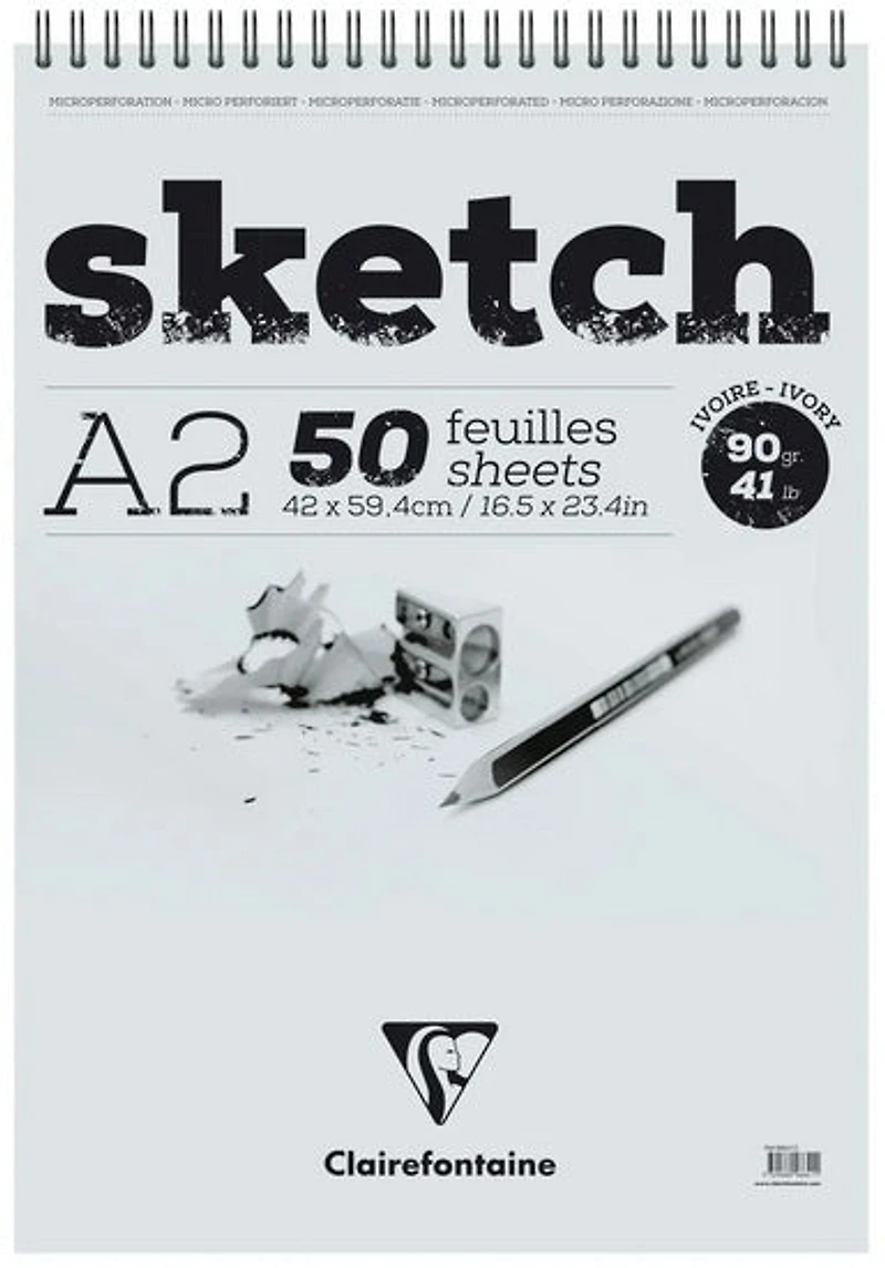 Sketchbook - Ivory - 90g - A2 - 50sh