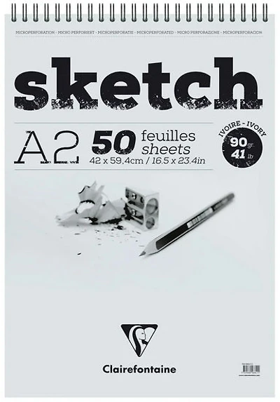 Sketchbook - Ivory - 90g - A2 - 50sh