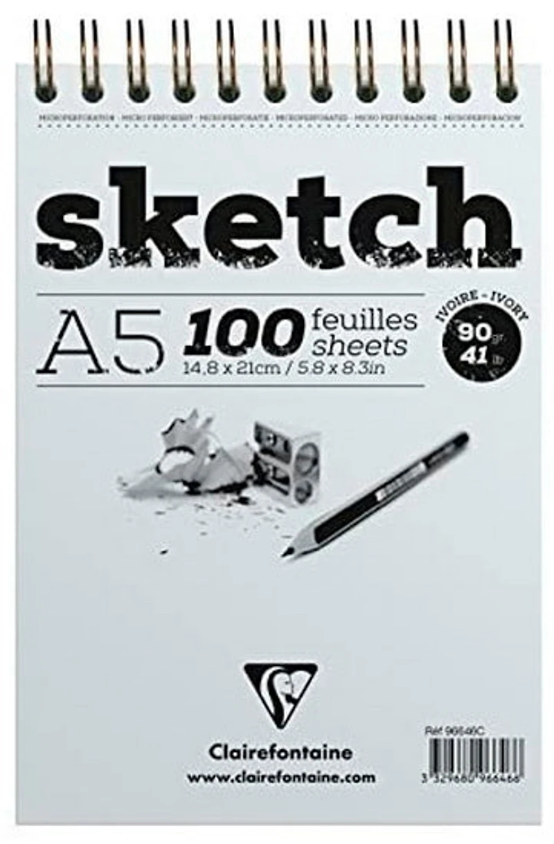 Sketchbook - Ivory - 90g - A5 - 100sh