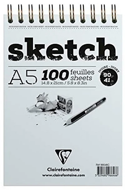 Sketchbook - Ivory - 90g - A5 - 100sh