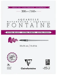Watercolour Paper Extra - Cold Press - 300g - 23x31cm - 15sh