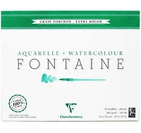 Fontaine Paper - Rough - 300g - 24x30cm - 25sh