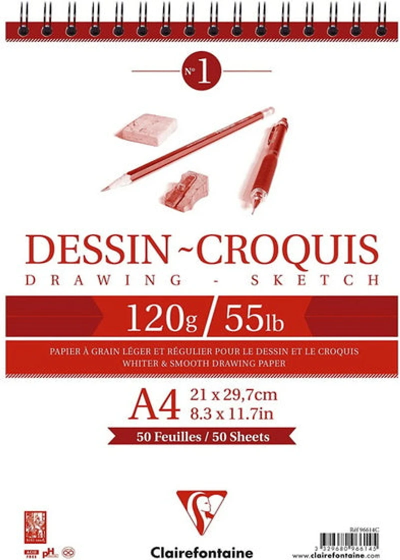 Drawing Paper Pad - 120g - A4 50sh