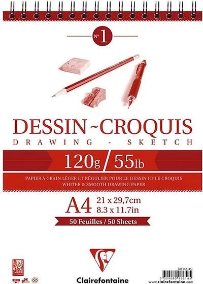 Drawing Paper Pad - 120g - A4 50sh
