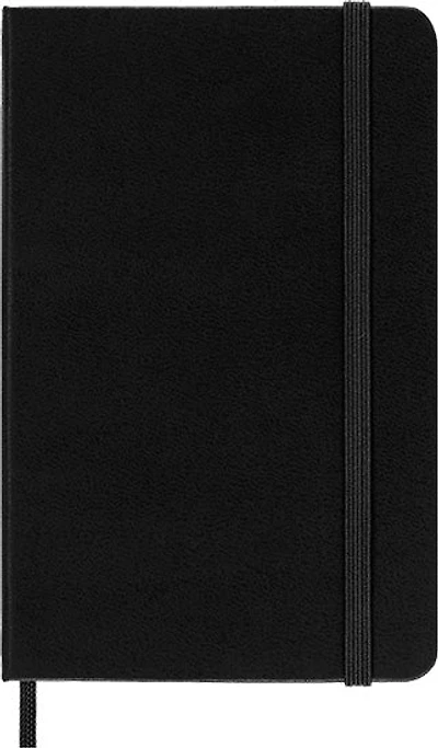 Carnet Classic ligné Poche Rigide Noir 192p
