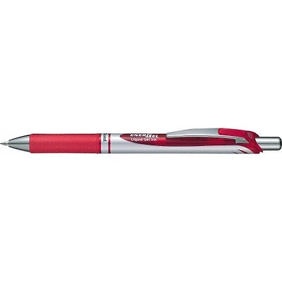 Stylo gel rétractable Energel rouge 0.7mm