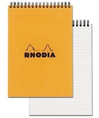 Lined Spiral-Bound Pad - ORANGE