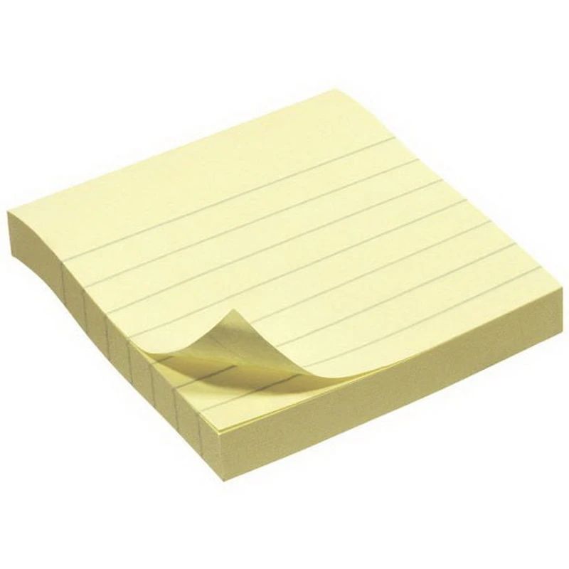 Post-it jaune ligné 3x3" 100f