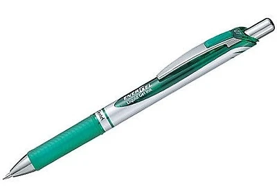 Stylo gel rétractable Energel vert 0.7 mm