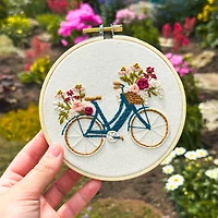 Embroidery Kit - Bicycle Ride