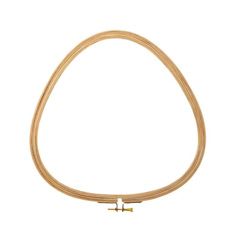 Cerceau à broder en bois - triangle
