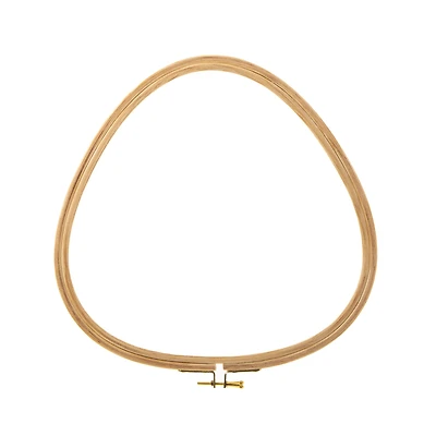 Wooden Embroidery Hoop - Triangle