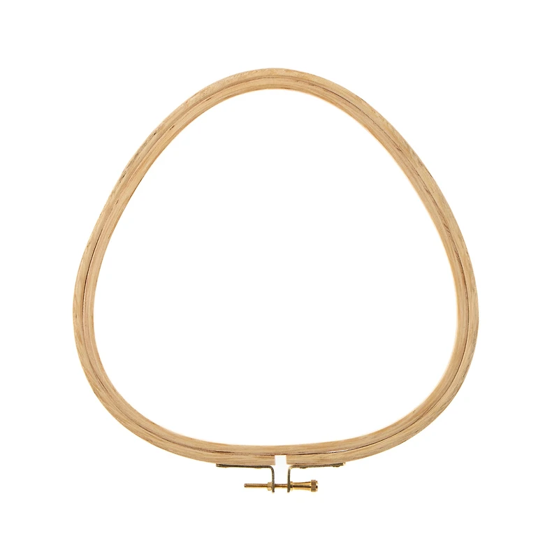 Cerceau à broder en bois - triangle