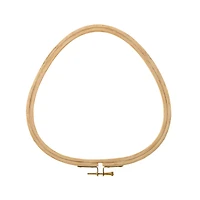 Cerceau à broder en bois - triangle