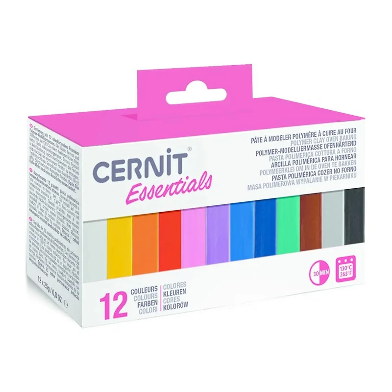 Polymer Clay Mini Blocks - Basics, 12 x 25 g