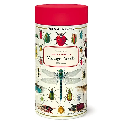 Casse-tête vintage - Insectes, 1 000 morceaux        