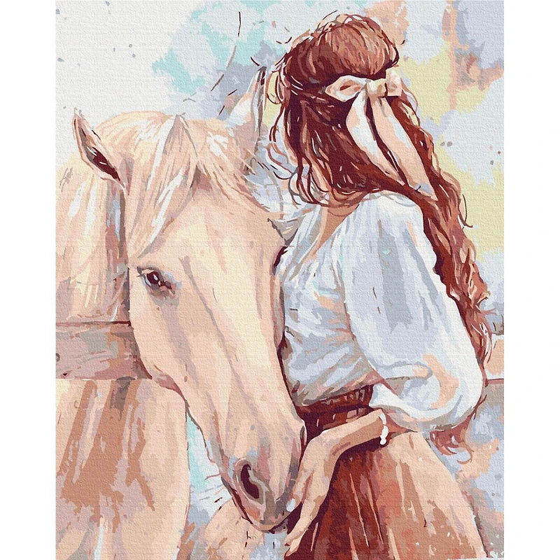 Paint by Numbers Kit - "A Noble Friend"