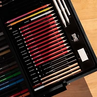 Ensemble dessin techniques mixtes - 152 pièces