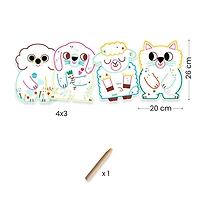 Colour Reveal Pictures - Familiar Animals