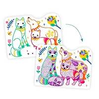Colour Reveal Pictures - Forest Families
