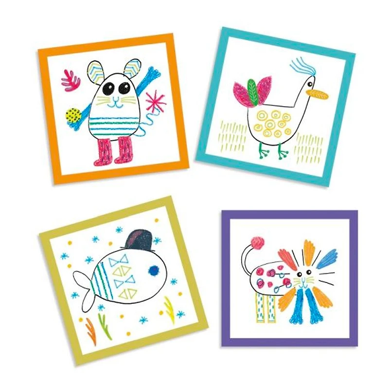 Dessiner ensemble - Les animaux rigolos				