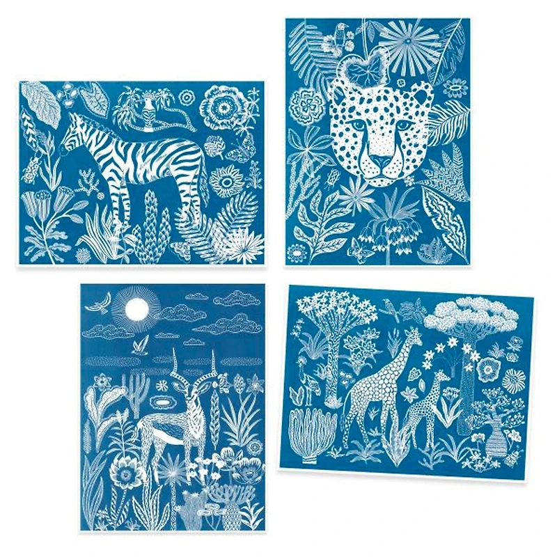 Créer avec des autocollants - Animaux marins