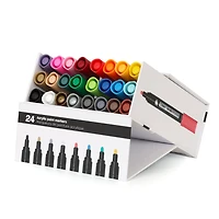 Lineo Acrylic Markers - 2 mm, 24 Pieces
