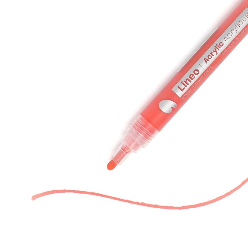 Lineo Acrylic Markers - 2 mm, 24 Pieces