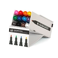 Lineo Acrylic Markers - 0.7 mm, 12 Pieces