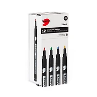 Lineo Acrylic Markers - 0.7 mm, 12 Pieces