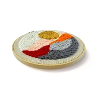 Ensemble de broderie au poinçon - coucher de soleil			