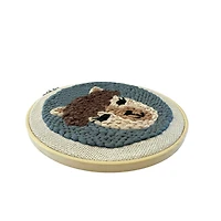 Ensemble de broderie au poinçon - lama			