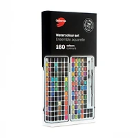 Watercolour Kit - 160 Half Pans