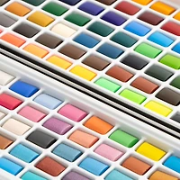 Watercolour Kit - 160 Half Pans