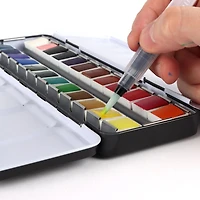 Watercolour Kit - 24 Half Pans