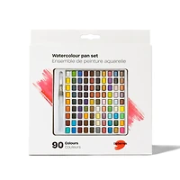 Watercolour Kit - 90 Half Pans