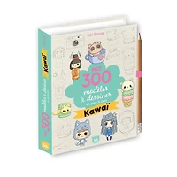 Mes 300 modèles à dessiner en pas à pas - Kawaï - French Ed.