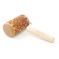 Mini Engraved Rolling Pin - Damask Pattern